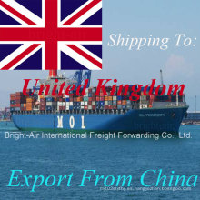 Empresas de logística Mar Envío Forwarder Tarifas de envío de China a Reino Unido